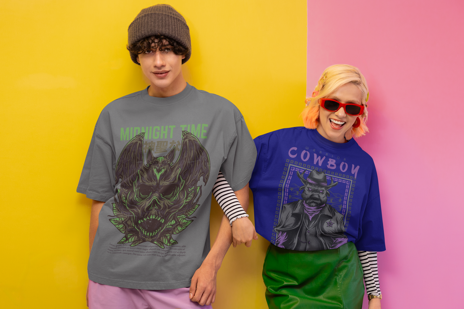 Oversized Artwork T-Shirts